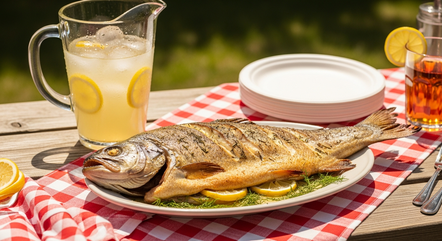 Capres Substitute Baked Trout or Whitefish | Chef Cecil | Chef Cecil